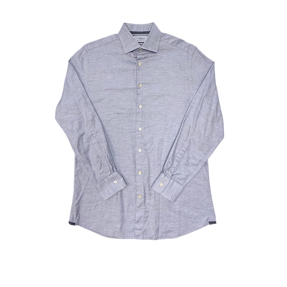 Charles Tyrwhitt Slim Fit Dress Shirt Light Blue 16/35 Long Sleeve Button Down